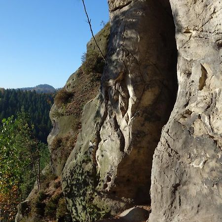 Gasthaus "Zum Wanderstuebel" Хинтерхермсдорф Екстериор снимка