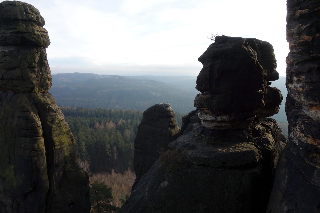 Gasthaus "Zum Wanderstuebel" Хинтерхермсдорф Екстериор снимка